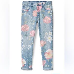 Gap Girls Girlfriend Floral Jeans